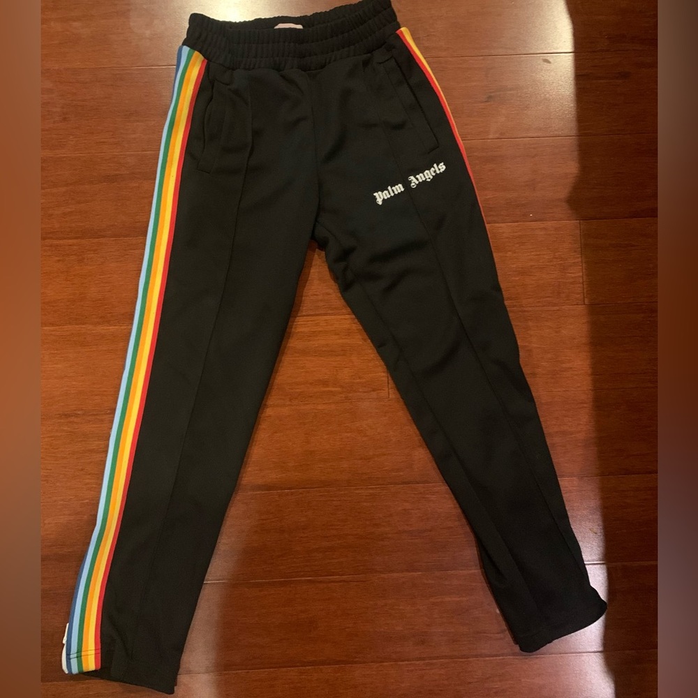 Palm Angels Chenille Track Pants - Rainbow